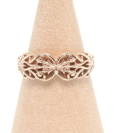 美品 agete ピンキーリング 指輪 K5 レディース SIZE 3号 アガット