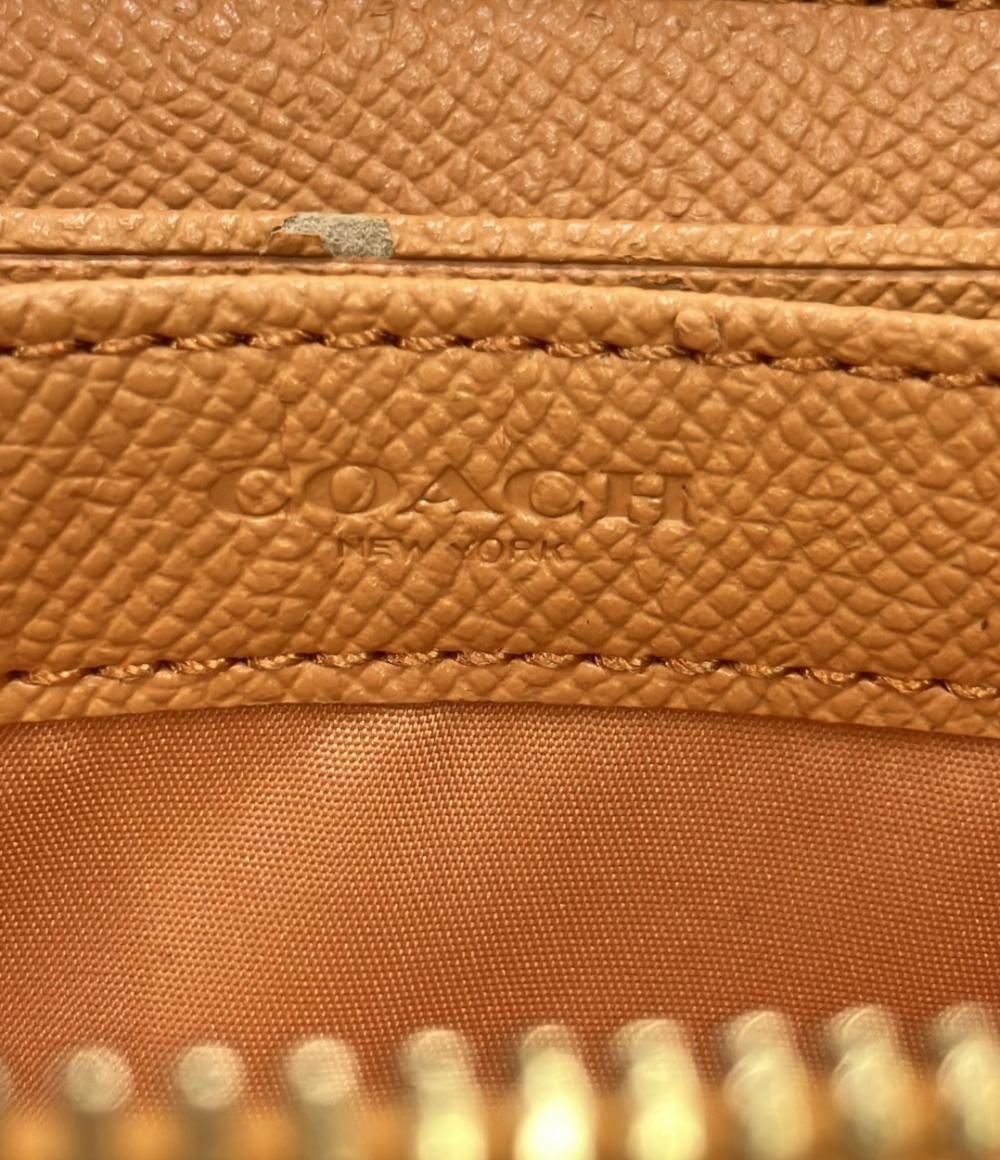 COACH ラウンドファスナーコインケース レザー レディース コーチ