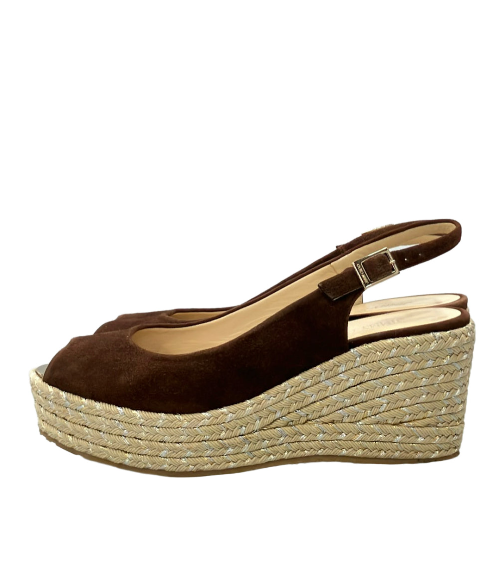 Jimmy Choo ウェッジソールサンダル エスパドリーユスエード レディース SIZE 38 ジミーチュウ