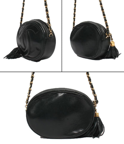 CHANEL チェーンショルダーバッグ デカココ 肩掛け 斜め掛け 1番台 ゴールド金具 オールドシャネル レディース シャネル