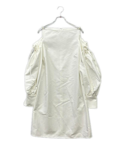 アディアム 長袖 ワンピース オープンショルダー パール 41193-AR00A05SI レディース SIZE 0 (XS) ADEAM