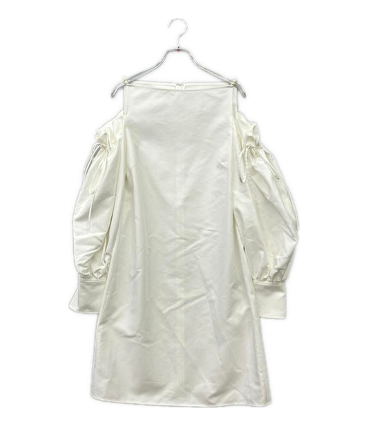 アディアム 長袖 ワンピース オープンショルダー パール 41193-AR00A05SI レディース SIZE 0 (XS) ADEAM