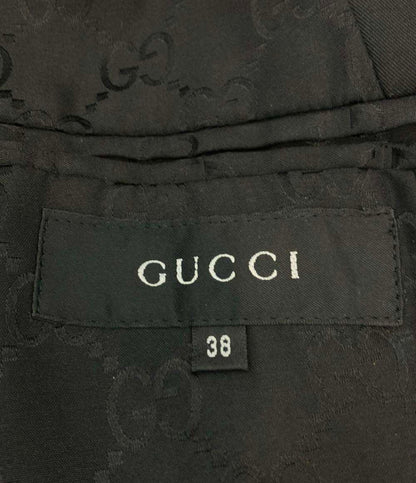 GUCCI ステンカラーコート 比翼 214-0268-3951 レディース SIZE 38 (S) グッチ