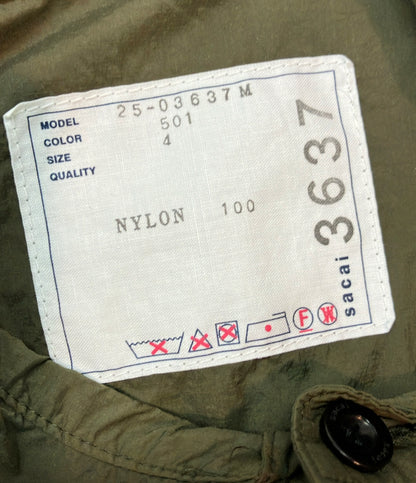 Sacai 半袖シャツ ボタン Cotton Weather Shirt 25-03637M メンズ SIZE 4 (XL) サカイ