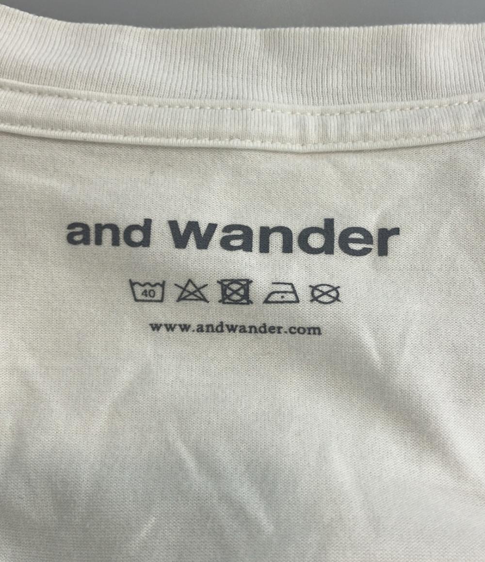 アンドワンダー 長袖Tシャツ メンズ SIZE 6 (XXL) and wander