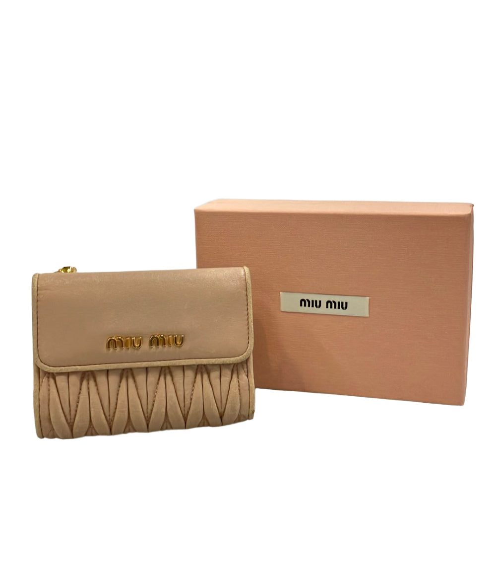 MIUMIU 二つ折り財布 レディース ミュウミュウ