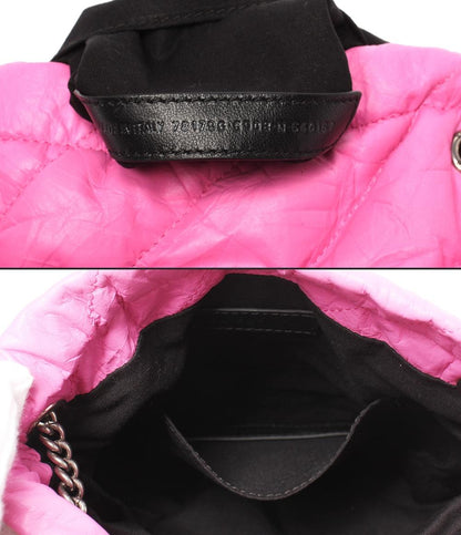 美品 BALENCIAGA チェーンショルダーバッグ 肩掛け クラッシュ レディース バレンシアガ