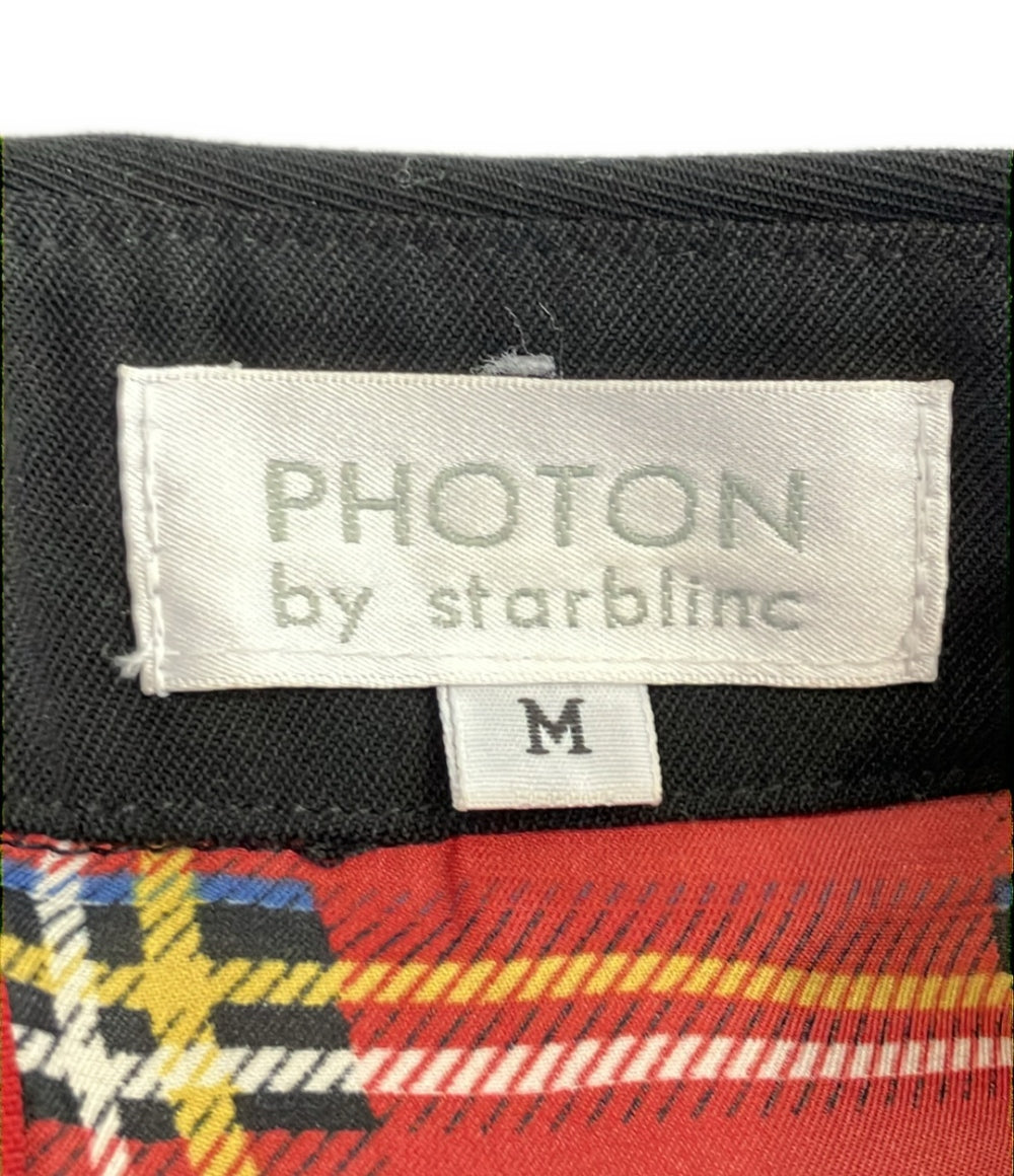 フォトンバイスターブリンク 長袖ブラウス チェック柄 レディース SIZE M PHOTON by starblinc