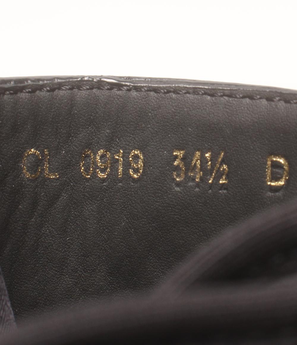 美品 クリスチャンディオール コンバットブーツ レザー レディース SIZE 34 1/2 Christian Dior