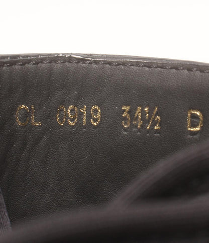 美品 クリスチャンディオール コンバットブーツ レザー レディース SIZE 34 1/2 Christian Dior