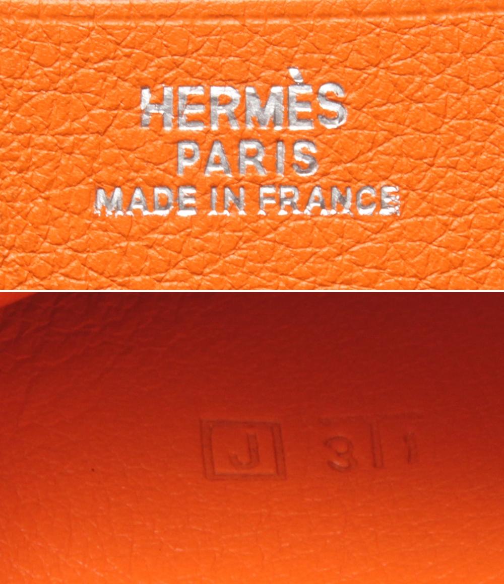 HERMES 手帳カバー □J刻印 シルバー金具 アジェンダPM レディース メンズ エルメス