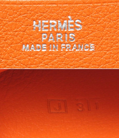 HERMES 手帳カバー □J刻印 シルバー金具 アジェンダPM レディース メンズ エルメス