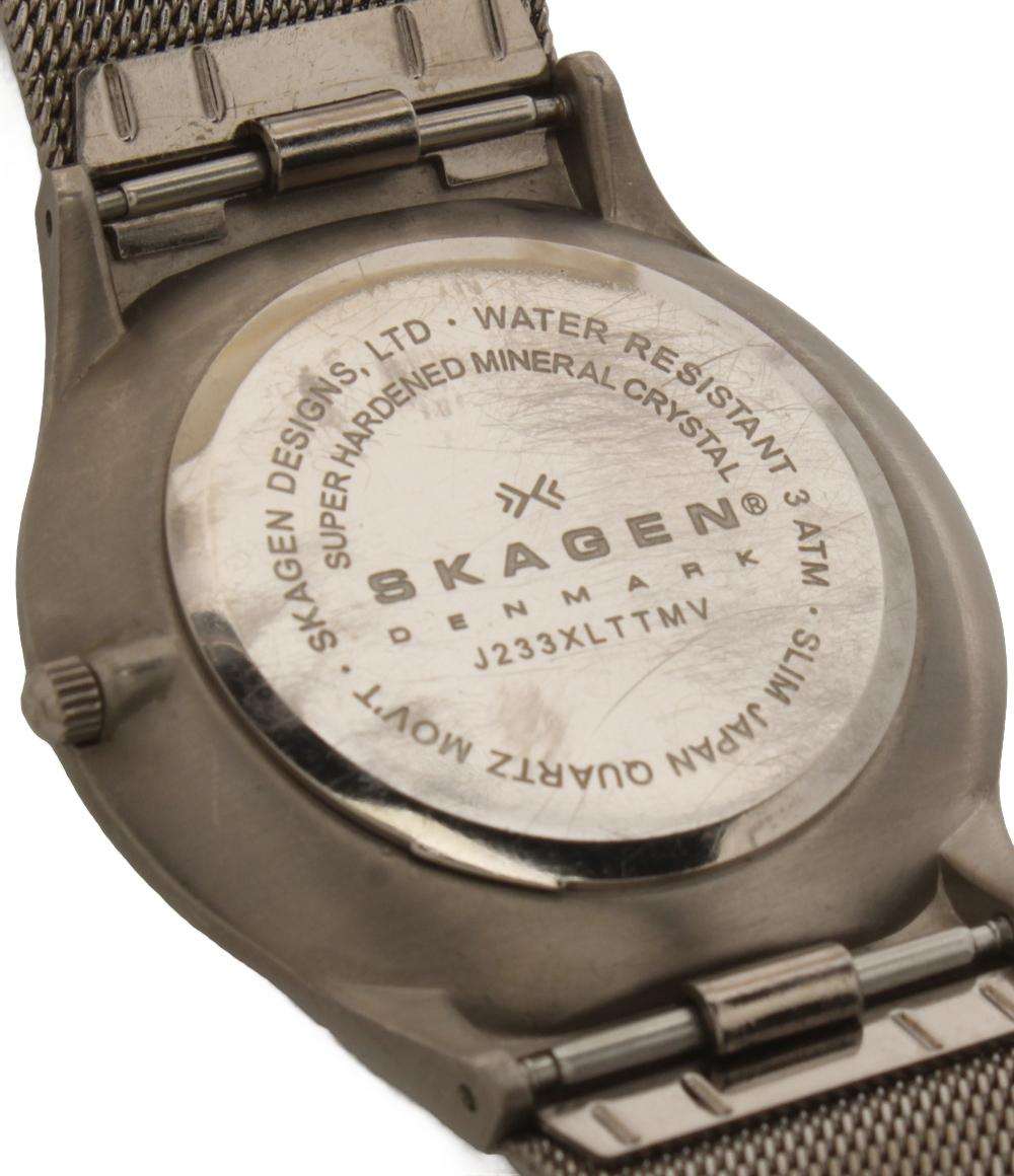 SKAGEN 腕時計 クオーツ ブラック系 J233XLTTMV メンズ スカーゲン