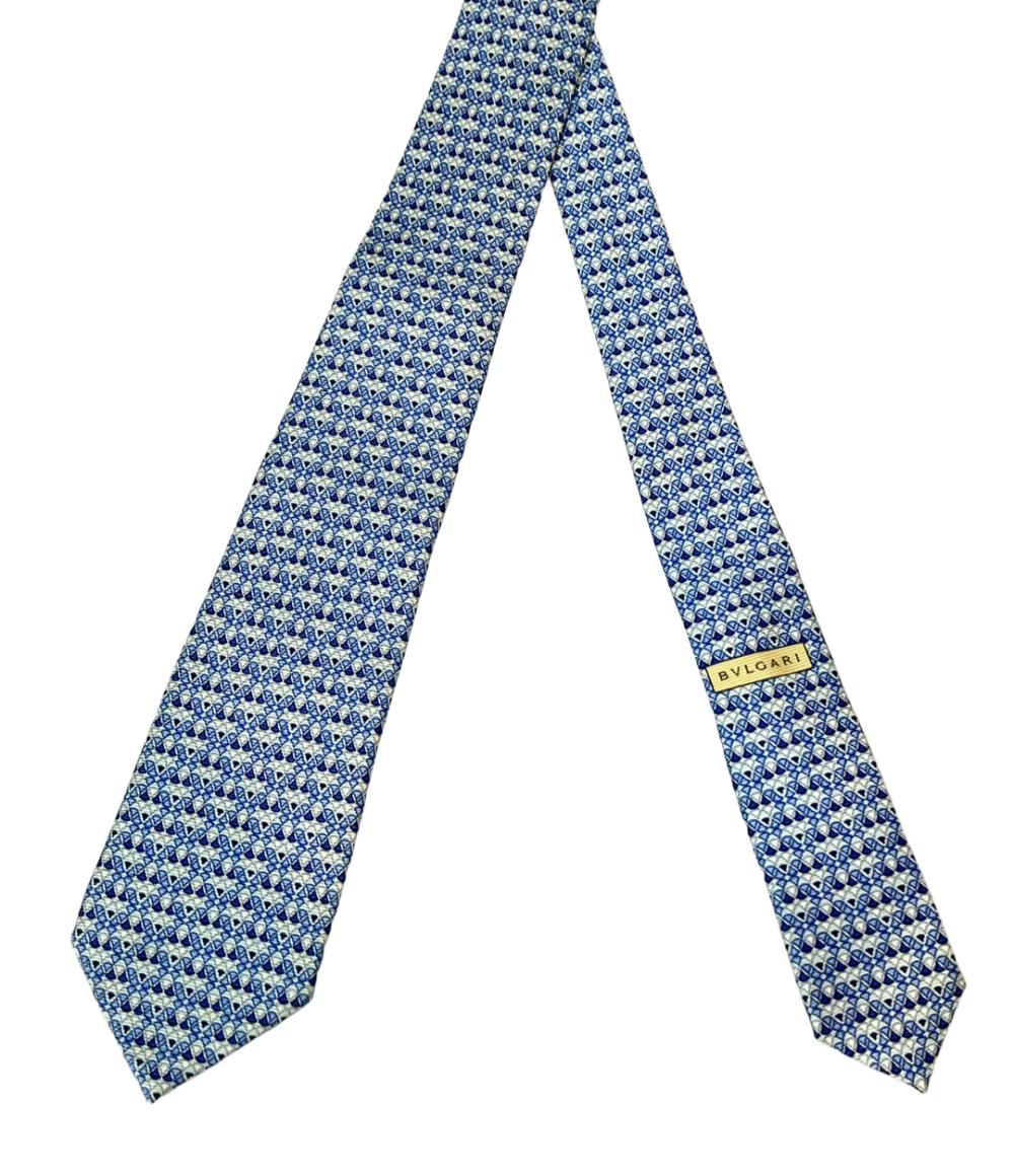 ブルガリ ネクタイ シルク100% メンズ BVLGARI