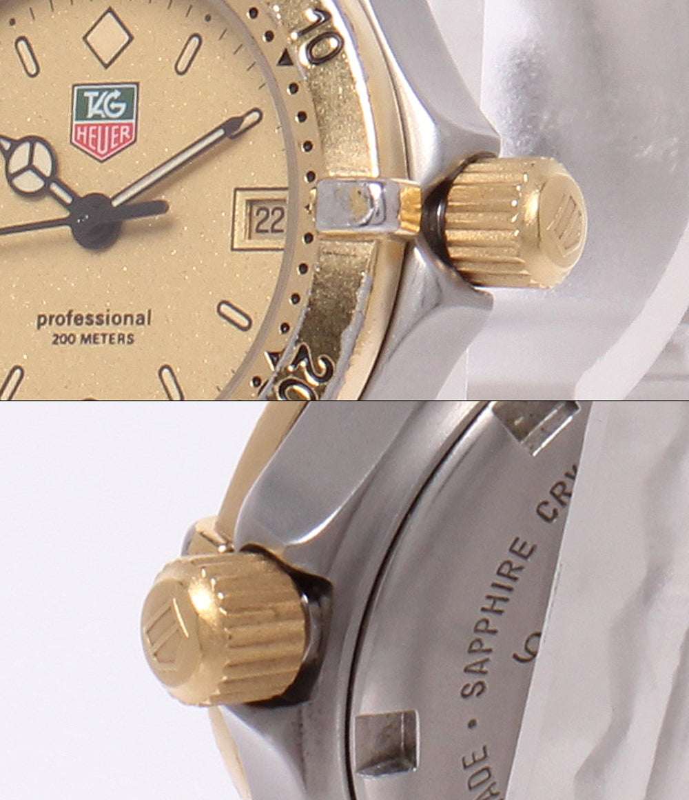 TAG HEUER 腕時計 プロフェッショナル 200M 2000シリーズ クオーツ ゴールド 964.008 レディース タグホイヤー