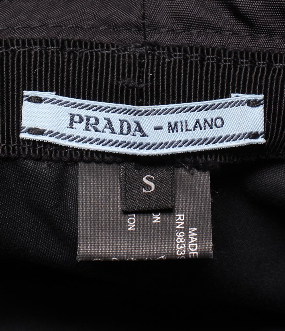 PRADA バケットハット ナイロン 三角プレート 1HC137 2B15 F0002 レディース レディース SIZE S プラダ