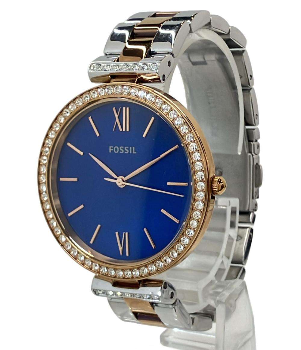フォッシル 腕時計 クオーツ ネイビー ES4640 レディース FOSSIL