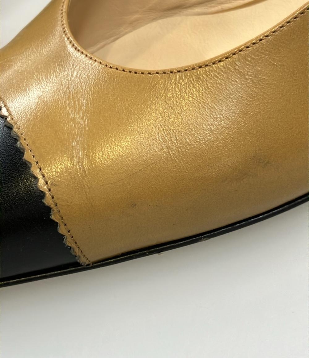 サルヴァトーレフェラガモ スリングバッグパンプス レディース SIZE 5 1/2 C (M) Salvatore Ferragamo