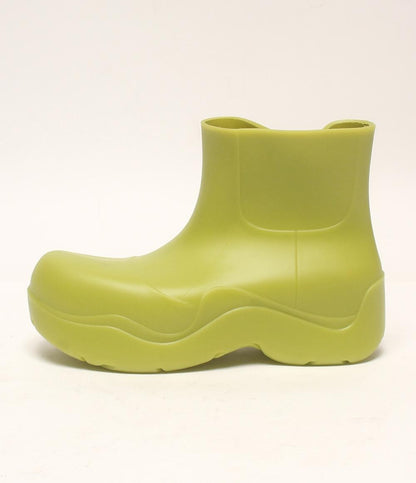 ボッテガヴェネタ ラバーアンクルブーツ Puddle グリーン レディース SIZE 37 (L) BOTTEGA VENETA
