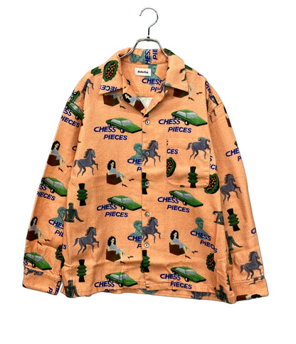 美品 Aloha Rug 長袖シャツ Lingering heat メンズ SIZE 1 (M) アロハラグ