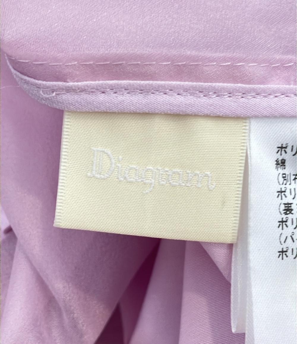 ダイアグラム 長袖シアーシャツ シアーコンビオーバーシャツ レディース SIZE 36 (S) Diagram Diagram 長袖シアーシャツ シアーコンビオーバーシャツ レディース