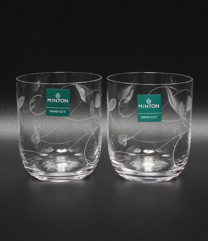 美品 Minton グラス タンブラー 2点セット ペア ヴィクトリアストロベリー ミントン
