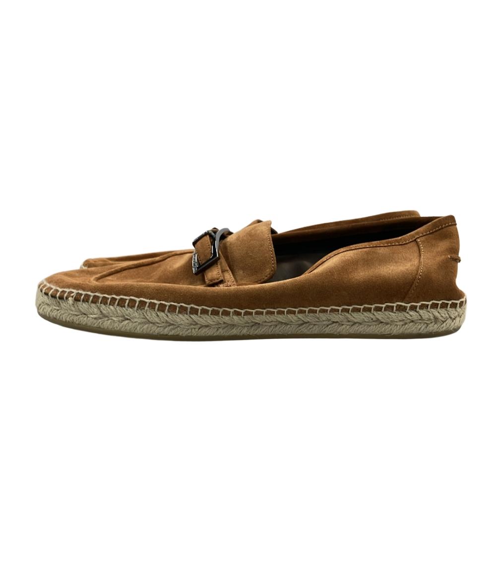 Sergio Rossi ローファー スエード エスパドリーユ メンズ SIZE UK 9