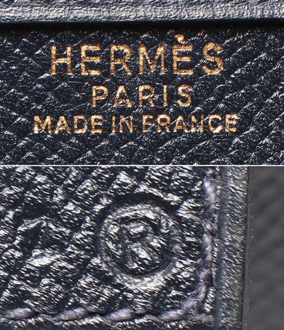HERMES ショルダーバッグ 肩掛け 〇R刻印 1988年製 ゴールド金具 ヌメア レディース メンズ エルメス