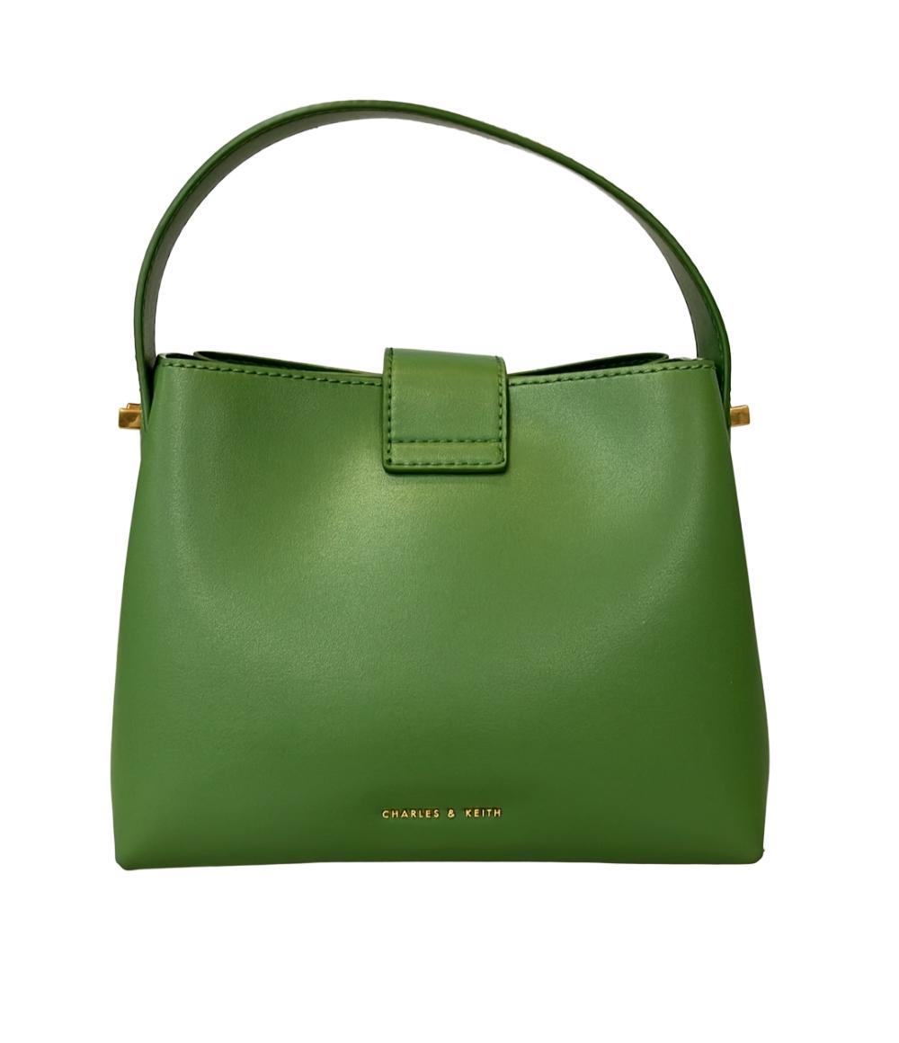 CHARLES & KEITH ハンドバッグ 未使用 美品 CHARLES&KEITH 2way ハンドバッグ ショルダーバッグ 斜め掛け