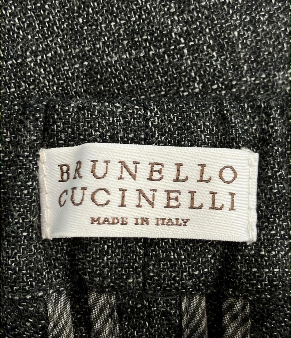 Brunello Cucinelli 2タックベルテッドトラウザーズ レディース SIZE 36 (S) ブルネロクチネリ