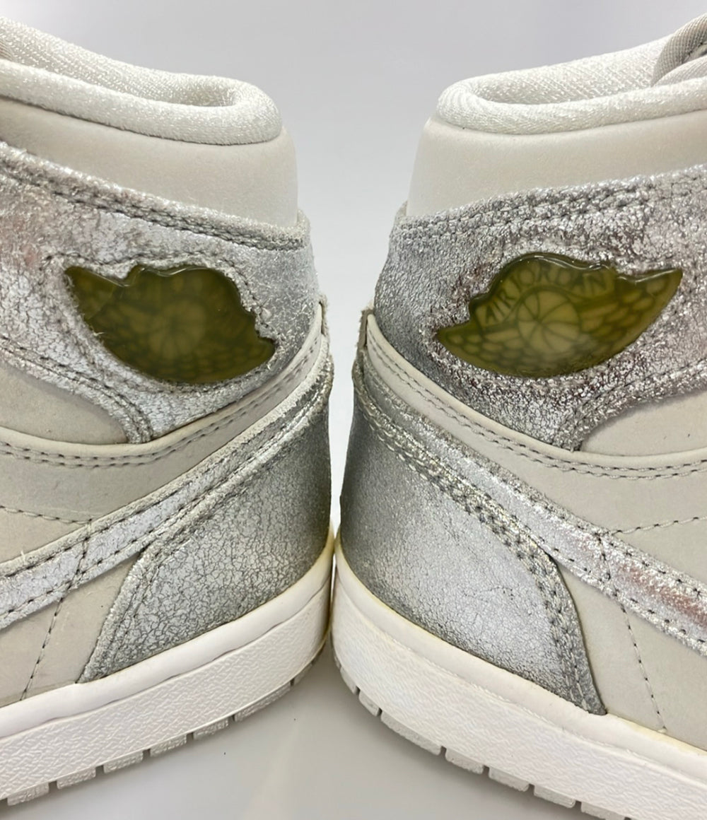NIKE ハイカットスニーカー AIR JORDAN 1 RETRO HIGH SILVER 396009