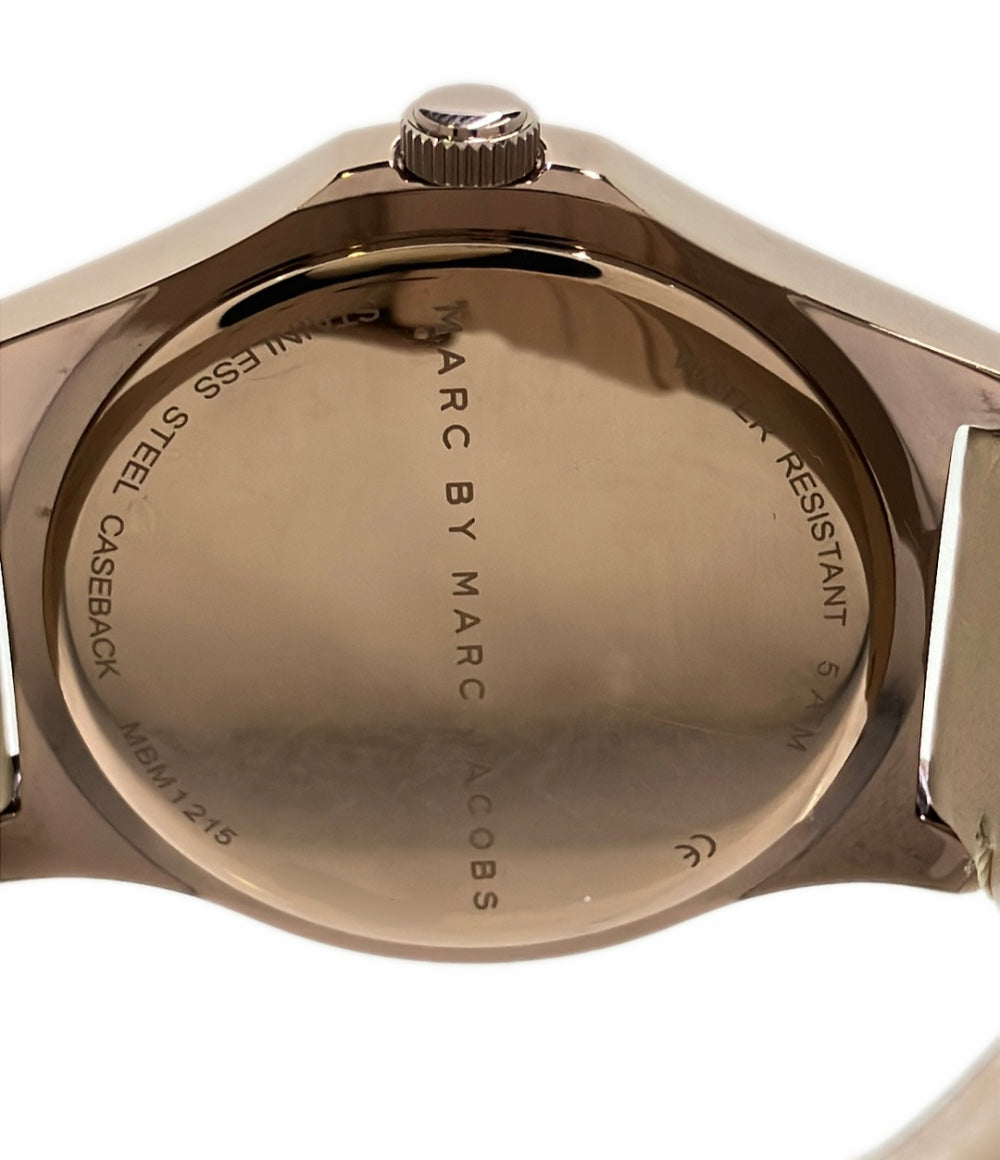 MARC BY MARC JACOBS 腕時計 クオーツ ブラウン MBM1215 メンズ マークバイマークジェイコブス