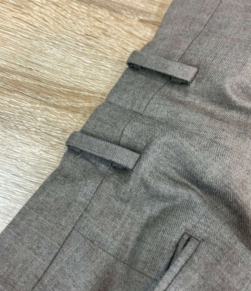 AURALEE スラックスパンツ 25AW ジップアップ SUPER LIGHT WOOL TWO-TUCK SLACKS A25AP020S メンズ SIZE 4 (M-L) オーラリー