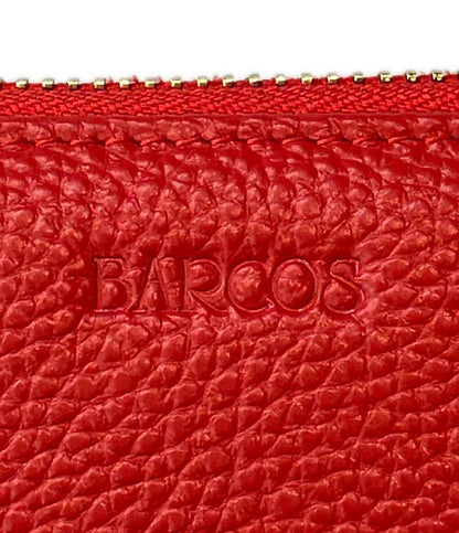 美品 バルコス ラウンドファスナー長財布 レディース BARCOS