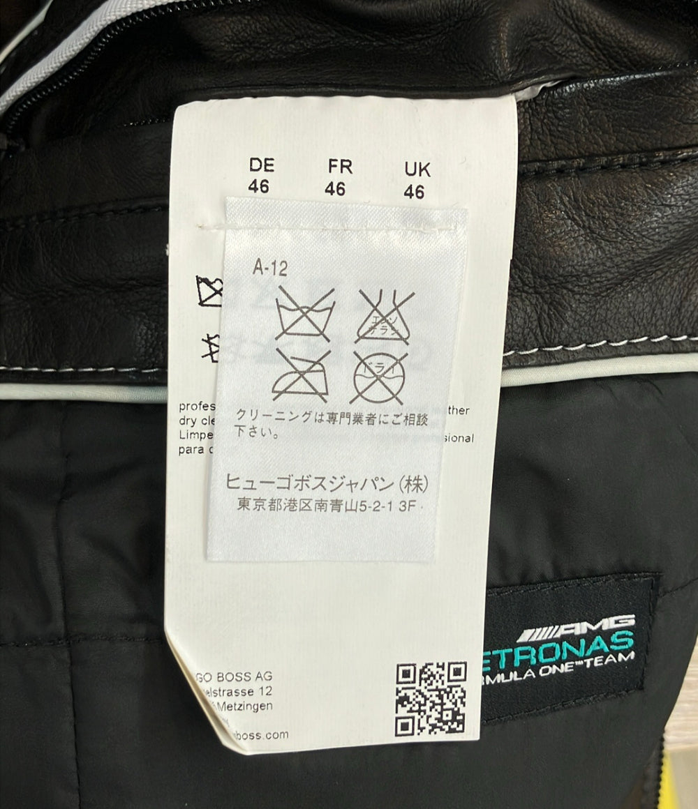 HUGO BOSS レザージャケット メンズ SIZE 46 ヒューゴボス