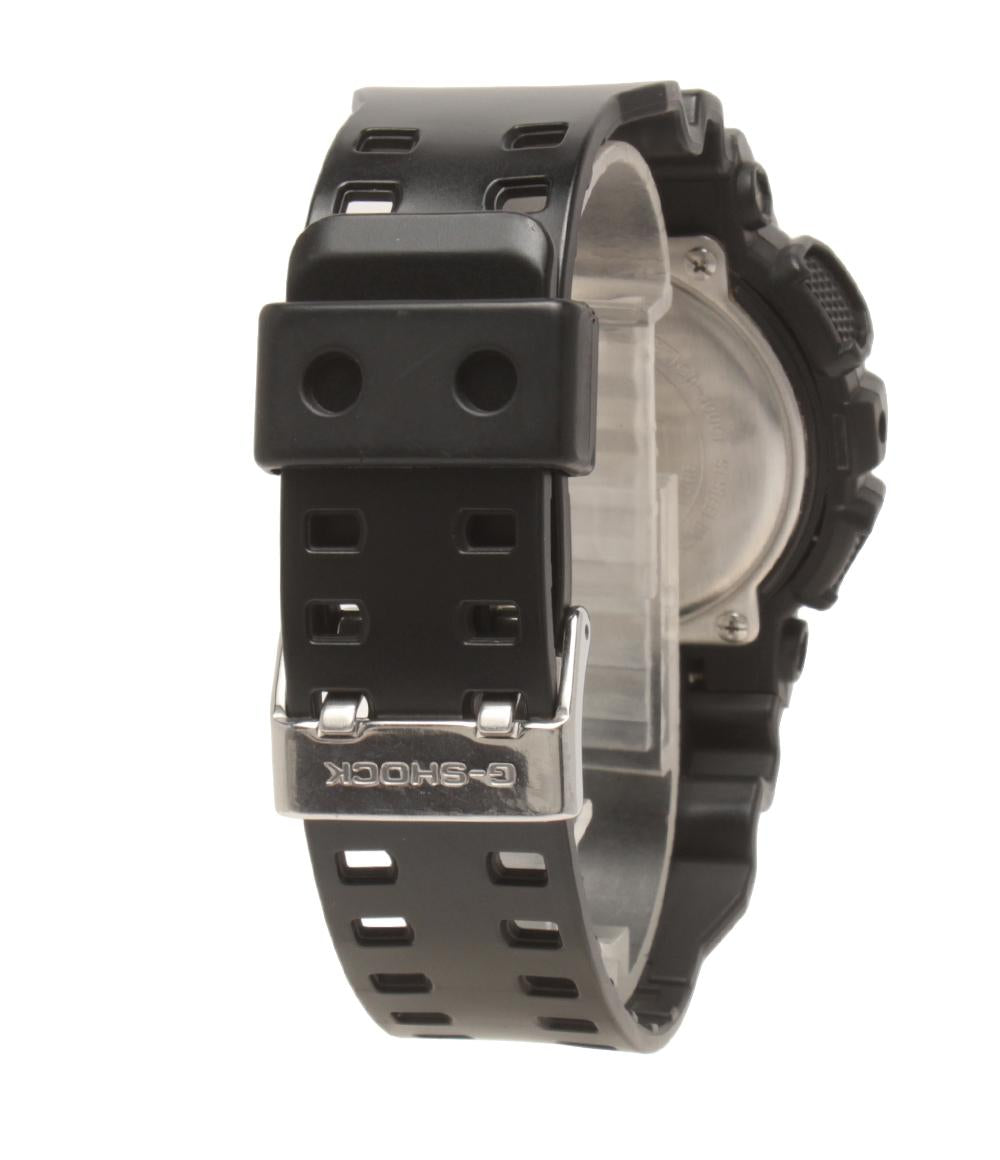 美品 CASIO 腕時計 G-SHOCK クオーツ ブラック GA-100CF メンズ カシオ