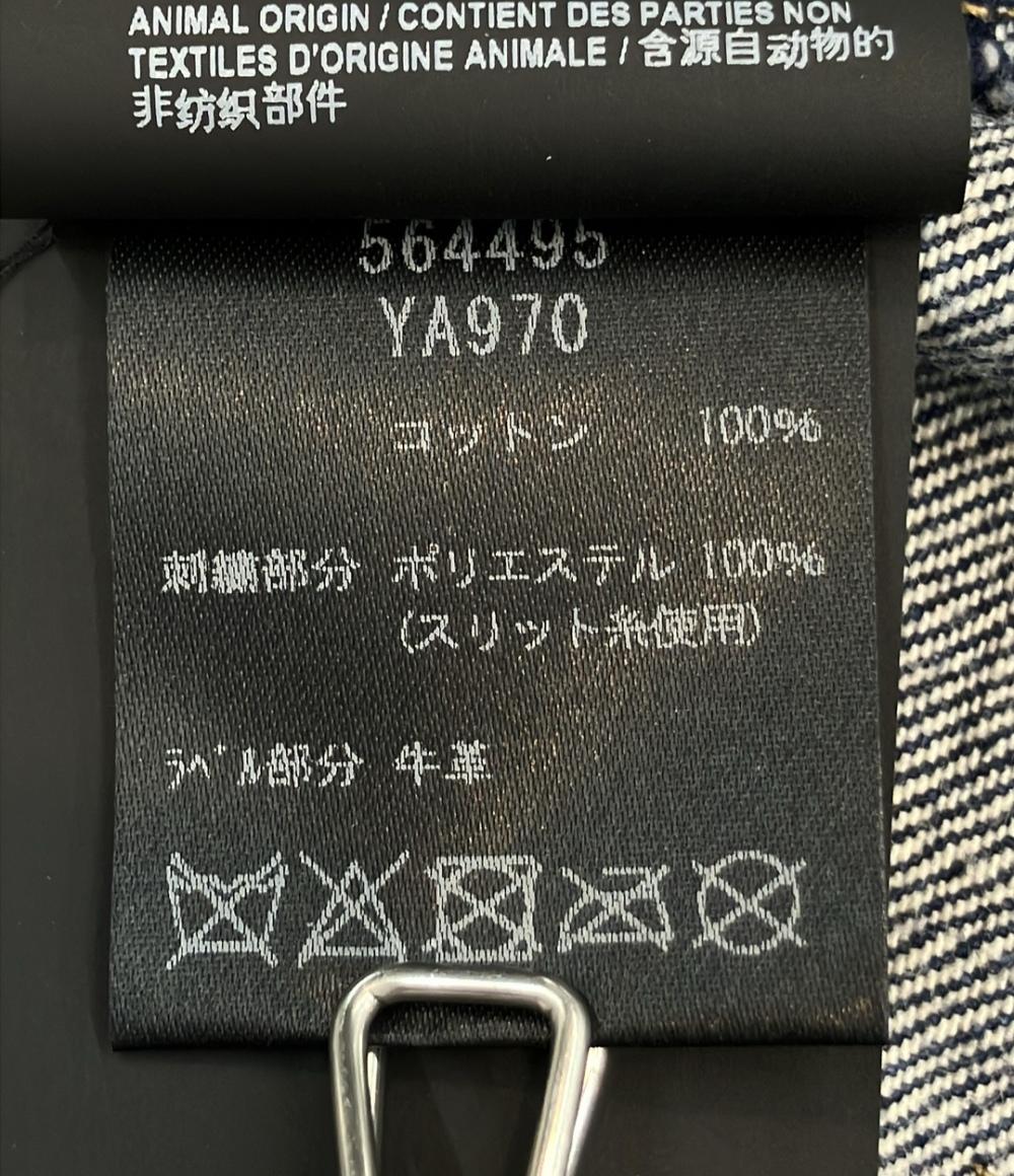 SAINT LAURENT スタッズ付き デニムミニスカート レディース SIZE 26 サンローラン