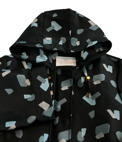 EL MIDAS ロングコート フード付き レディース SIZE 42 (L) エルミダ