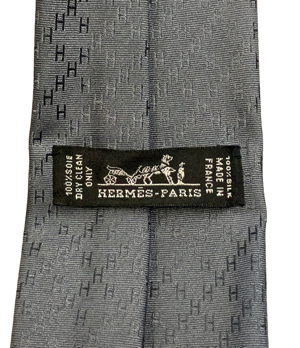 美品 HERMES ネクタイ シルク100% メンズ エルメス