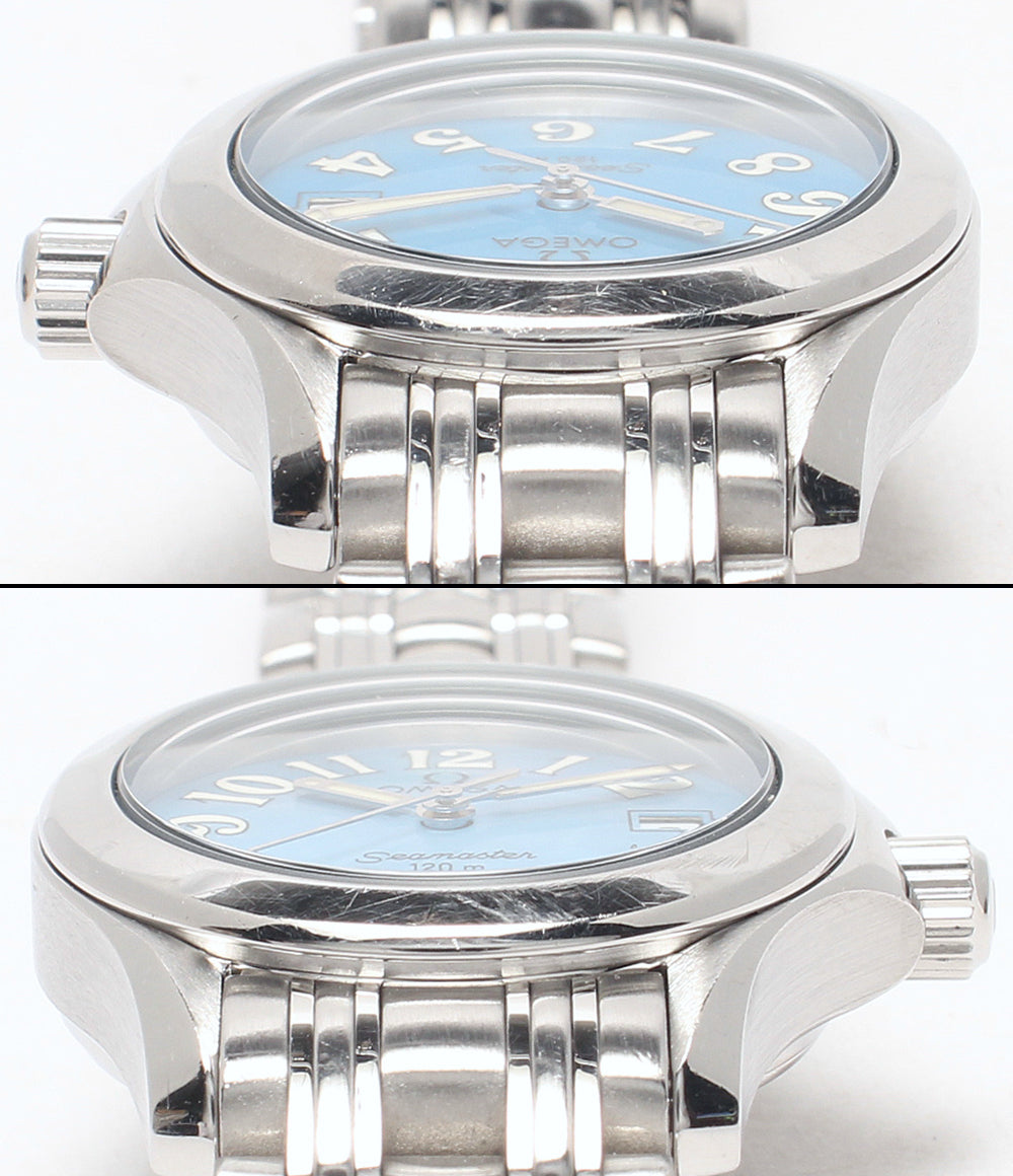OMEGA 腕時計 シーマスター120 クオーツ ブルー 2581.88 レディース オメガ