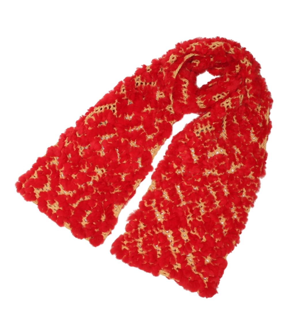 美品 フェンディ ファー マフラー レディース FENDI