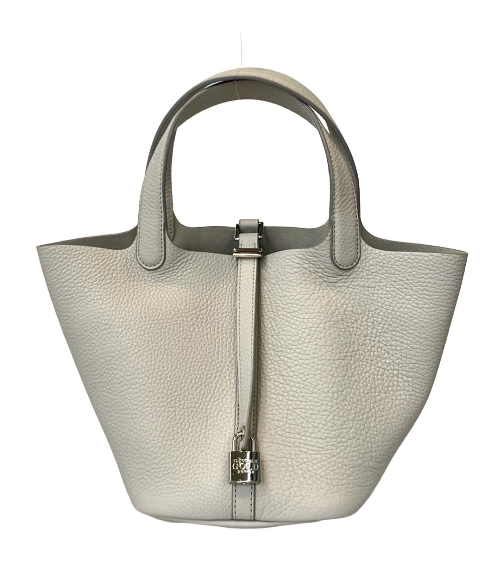 美品 COCOCELUX GOLD レザーハンドバッグ レディース ココセリュックス
