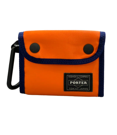 PORTER 三つ折り財布 カラビナ付き メンズ ポーター