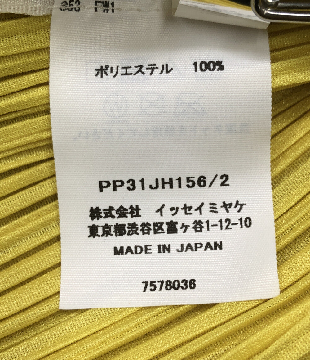 美品 Vネックノースリーブワンピース      レディース SIZE 2 (M) PLEATS PLEATS ISSEY MIYAKE