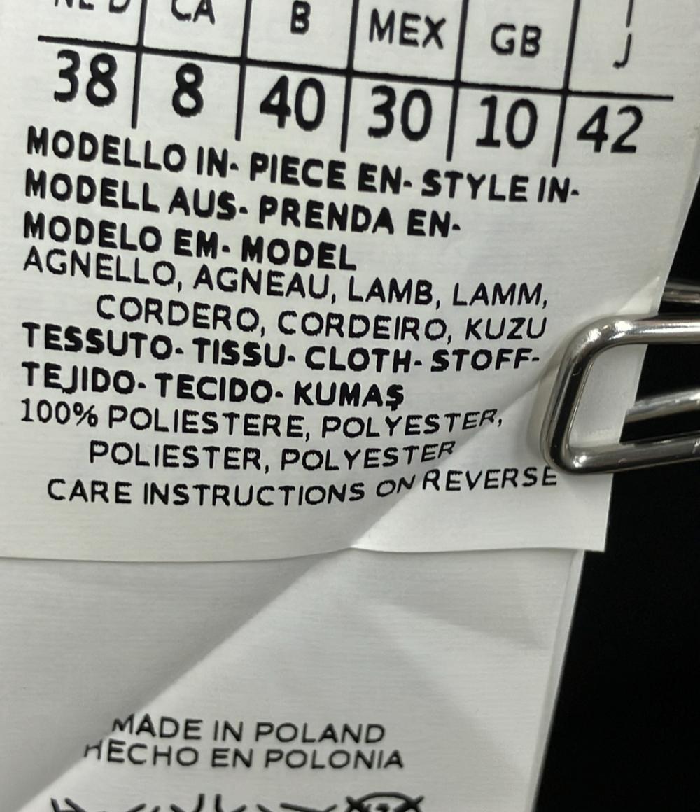 スポーツマックス ノーカラーレザージャケット レディース SIZE 42 (M) SPORTMAX