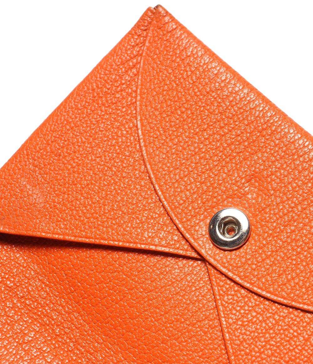 HERMES カードケース X刻印 シルバー金具 カルヴィ レディース メンズ エルメス