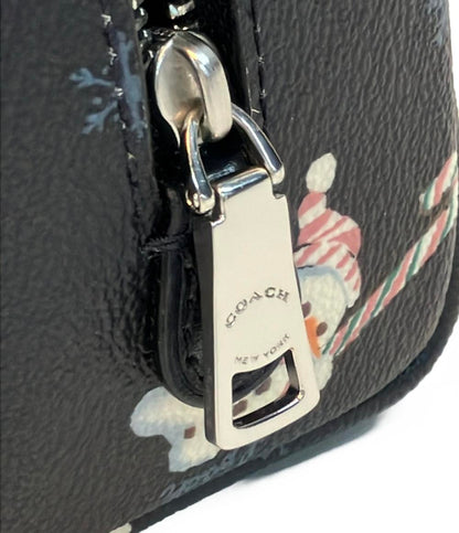 コーチ る ポーチ 雪だるま柄 レディース COACH