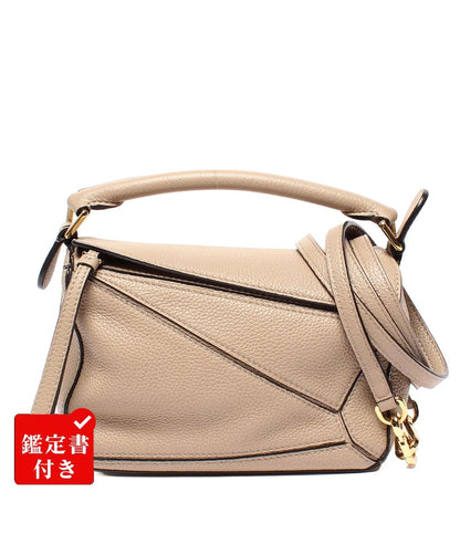 ロエベ 2way ハンドバッグ ショルダーバッグ パズルミニ グレインカーフ レディース LOEWE