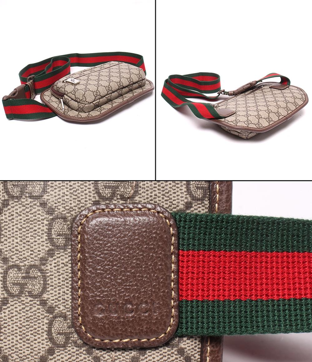 美品 GUCCI ウエストバッグ ボディバッグ GGスプリーム 760217