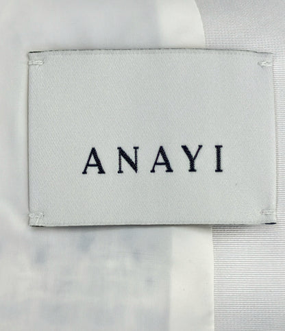 ANAYI ノーカラージャケット ミックスツイード レディース SIZE 38 (M) アナイ
